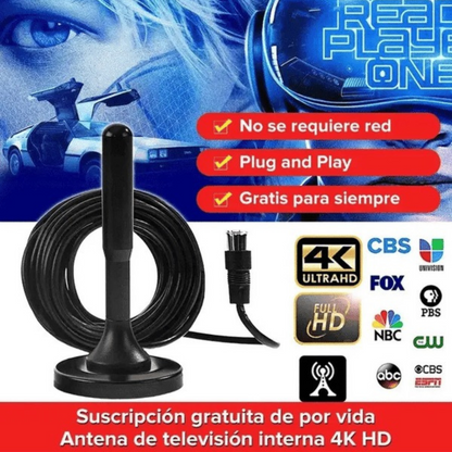 Antena Smart 4K Para Todos Los Televisores