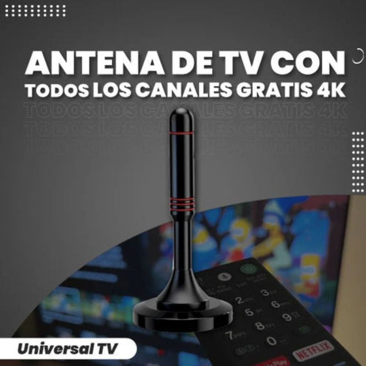 Antena Smart 4K Para Todos Los Televisores